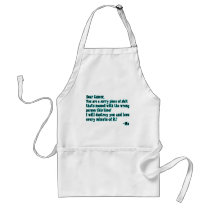 Letter To Cancer Apron