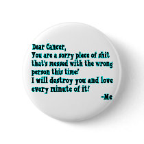 Letter To Cancer buttons by goldnsun Letter To Cancer buttons