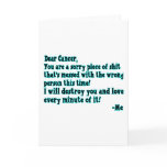 Letter To Cancer cards