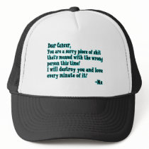 Letter To Cancer Hats