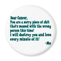 Letter To Cancer magnets by goldnsun Letter To Cancer magnets