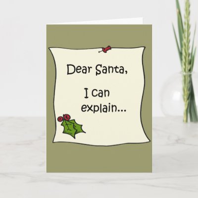 Letter to Santa cards