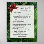 Letter to Santa, Create it Online! Optional Framed Print