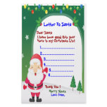 LETTER TO SANTA STATIONERY.