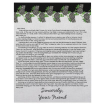 Letter to the Bible Thumpers Customized Letterhead