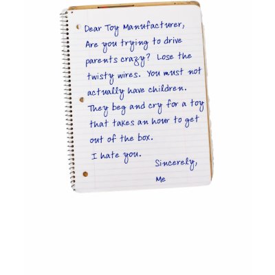 Letter to Toy Company Tshirts by hdowney