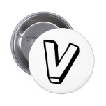 Letter V Pins