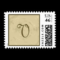 Letter V postage