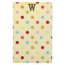 Letter W Stationery