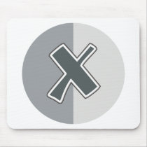 Letter X Mouse Pad