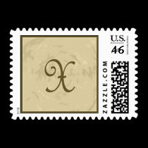 Letter X postage