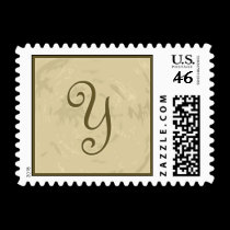 Letter Y postage