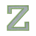 Letter Z embroidered shirts by ZazzleEmbroidery Letter Z embroidered shirts