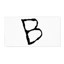 LetterB Etiqueta De Envío