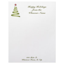 Letterhead Business Holiday Christmas Letterhead