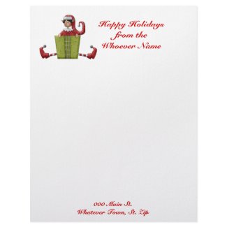 Letterhead Business Holiday Christmas Letterhead letterhead