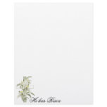 Letterhead Christian He has Risen Cross
