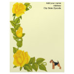 Letterhead - Letter paper - Airedale Terrier