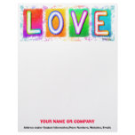 Letterhead - LOVE Pop Art