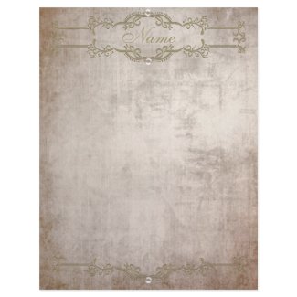 Letterhead Old Paper Gold Pearl letterhead