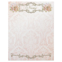 Letterhead Old Pink Lotus Flower Paper Gold Pearl by Zizzago Letterhead Old Pink Lotus Flower Paper Gold Pearl