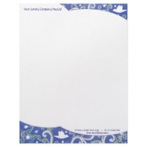 Letterhead paper Dove Christmas