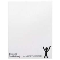 Letterhead paper with Stick Man - Customisable