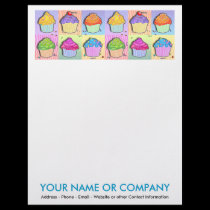 Letterhead - Pop Art Cupcakes letterhead