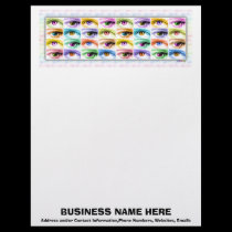 Letterhead - Pop Art Eyes letterhead