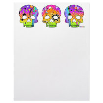 Letterhead - POP ART SKULLS