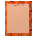 Letterhead - Pumpkin Border by pawtraitart Letterhead - Pumpkin Border