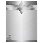 Letterhead Silver White