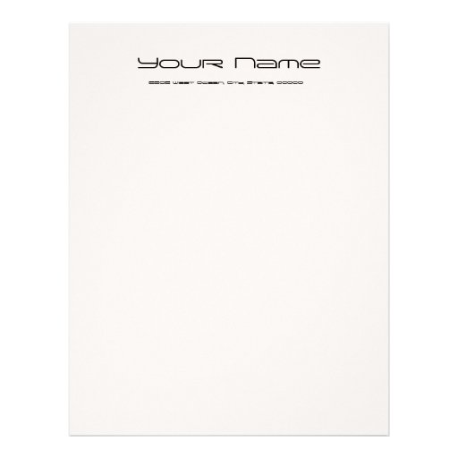 basic letterhead