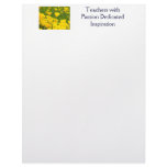Letterhead Teachers Passion Dedication Inpiration