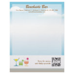Letterhead Template Beachside Bar