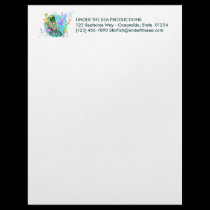 Letterhead - Under The Sea Pop Art letterhead