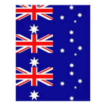 Letterhead with Flag of Australia