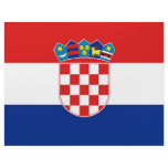 Letterhead with Flag of Croatia