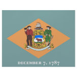 Letterhead with Flag of Delaware, USA