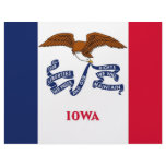Letterhead with Flag of Iowa