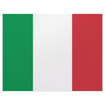 Letterhead with Flag of Italy