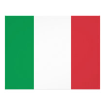 Letterhead with Flag of Italy