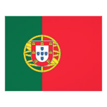 Letterhead with Flag of Portugal