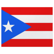 Letterhead with Flag of Puerto Rico, USA