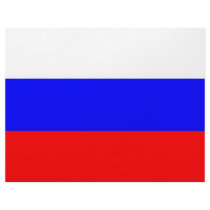 Letterhead with Flag of Russia