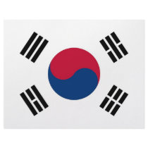 Letterhead with Flag of South Korea