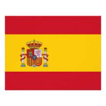 Letterhead with Flag of Spain