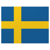 Letterhead with Flag of Sweden