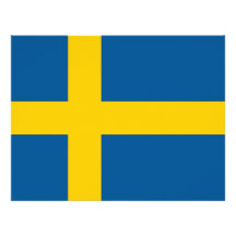Letterhead with Flag of Sweden