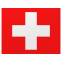 Letterhead with Flag of Switzerland